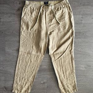 Todd Snyder Italian Linen Beach Pant in Sand